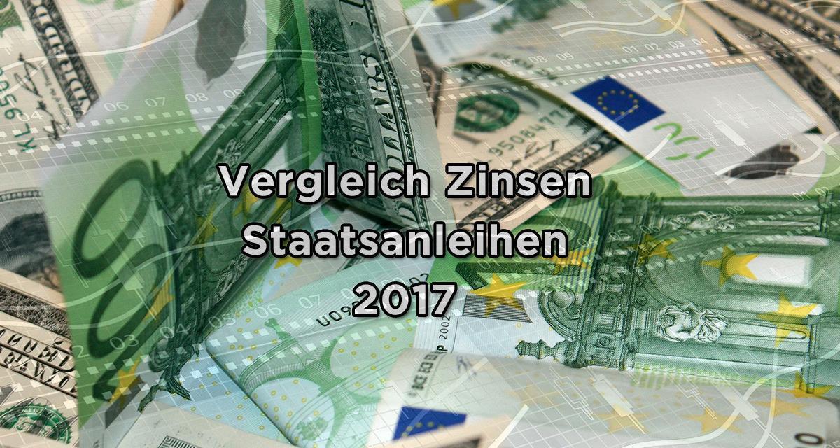 Zinsen Staatsanleihen 2017