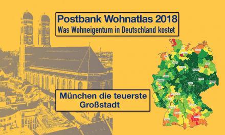 Postbank Wohnatlas 2018 – Immobilienpreise 2017