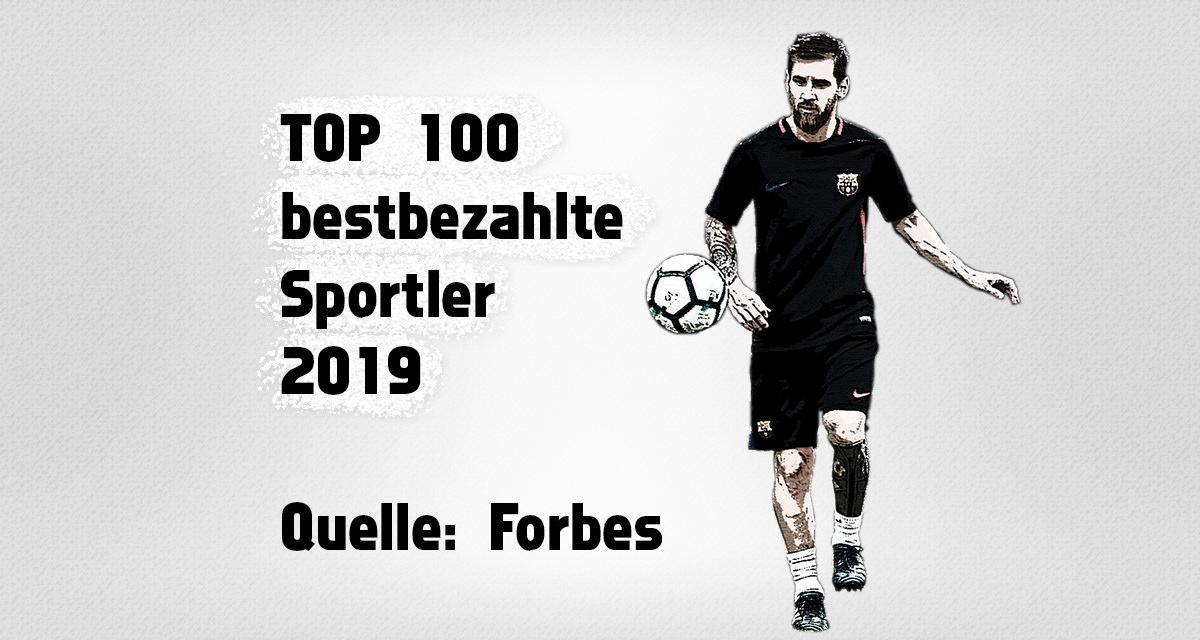 Die 100 bestbezahlten Sportler 2019 – Forbes