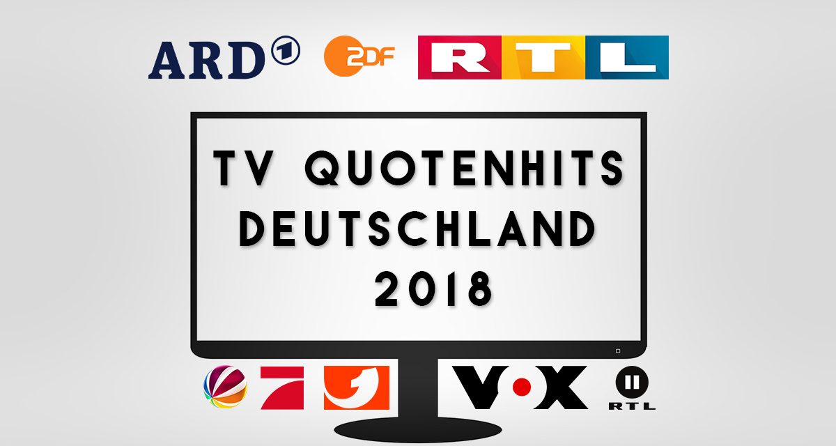 Deutschlands TV-Quotenhits in 2018
