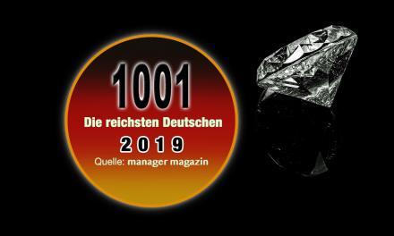 Die reichsten Deutschen 2019 – Top 1000 Reichenliste (mm)